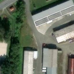 Sand Volleyball Court — aerial view