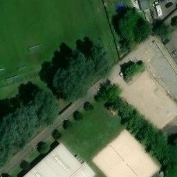 Neuhermsheim Beach Volleyball Court — aerial view