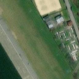 Sand Volleyball Court — aerial view