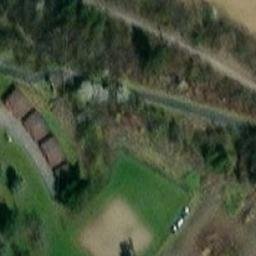 Sand Volleyball Court — aerial view