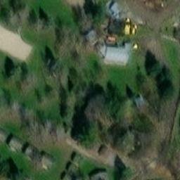 Sand Volleyball Court — aerial view