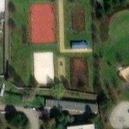 Sand Volleyball Court — aerial view