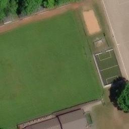 Sand Volleyball Court, Nürnberg — aerial view