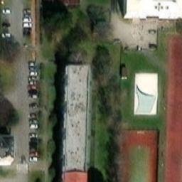 Volleyball Court near Prostějov — aerial view