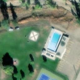 Princeton Beach Volleyball Court — aerial view
