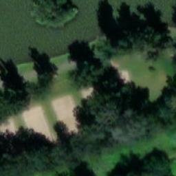 Volleyball Court near Přerov — aerial view
