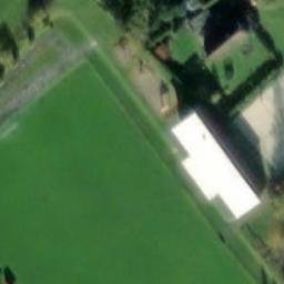 Sand Volleyball Court — aerial view