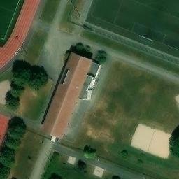 Sand Volleyball Court, Edingen-Neckarhausen — aerial view