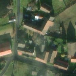 Volleyball Court near Kotouň — aerial view