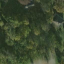 Volleyball Court near Dudín — aerial view