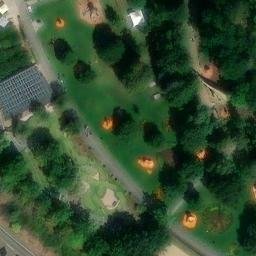Sand Volleyball Court, Kaiserslautern — aerial view