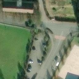 Sand Volleyball Court, Zirndorf — aerial view