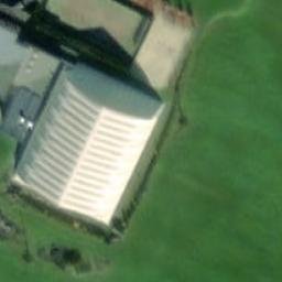 Sand Volleyball Court — aerial view