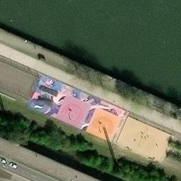Volleyball Court — aerial view