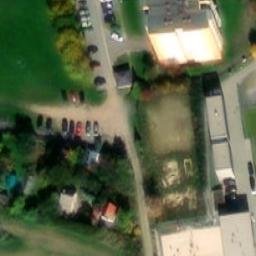 Sand Volleyball Court — aerial view