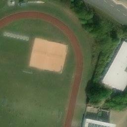 Sand Volleyball Court, Osterburken — aerial view