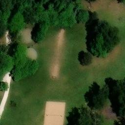 Sand Volleyball Court, Nürnberg — aerial view