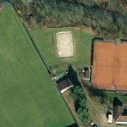 Sand Volleyball Court — aerial view