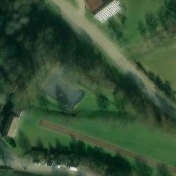 Sand Volleyball Court, Niederstetten — aerial view