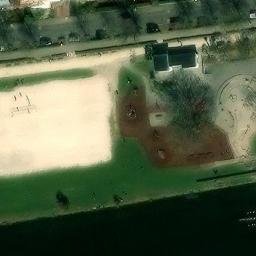 Neuenheim Beach Volleyball Court #2 — aerial view