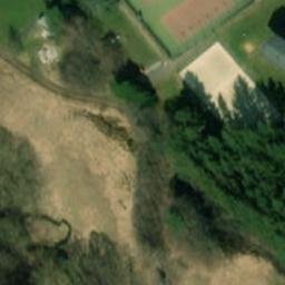 Sand Volleyball Court — aerial view