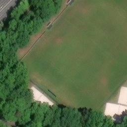 Sand Volleyball Court, Nürnberg — aerial view