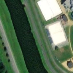 Sand Volleyball Court — aerial view