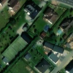 Sand Volleyball Court — aerial view