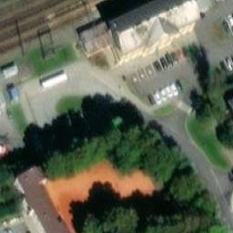 Volleyball Court — aerial view