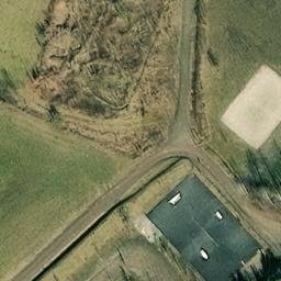 Sand Volleyball Court — aerial view