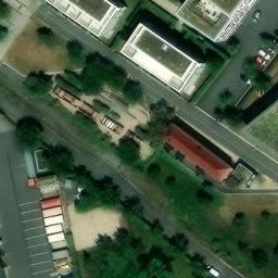Bahnstadt Beach Volleyball Court — aerial view