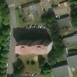 Grass Volleyball Court — aerial view