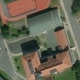 Volleyball Court near Klatovy — aerial view