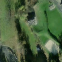 Sand Volleyball Court — aerial view