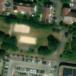 Kirchheim Beach Volleyball Court #1 — aerial view