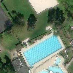Sand Volleyball Court, Feucht — aerial view