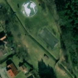 Sand Volleyball Court — aerial view