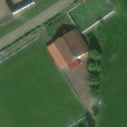 Sand Volleyball Court, Krautheim — aerial view