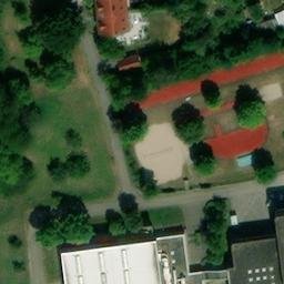 Sand Volleyball Court, Mosbach — aerial view