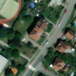 Volleyball Court near Tišnov — aerial view