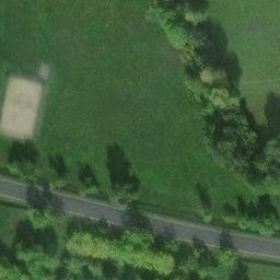 Sand Volleyball Court, Schöntal — aerial view