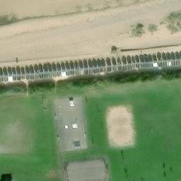 Sand Volleyball Court — aerial view