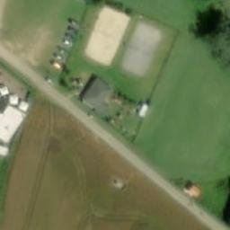 Sand Volleyball Court — aerial view