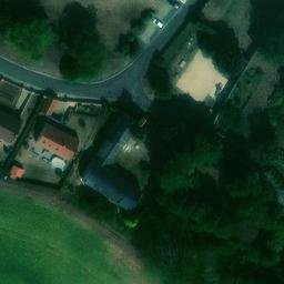 Sand Volleyball Court — aerial view