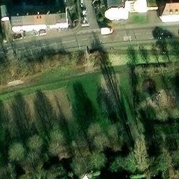 Sand Volleyball Court, Speyer — aerial view