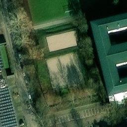 Sand Volleyball Court, Speyer — aerial view