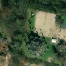 Sand Volleyball Court, Wiesloch — aerial view