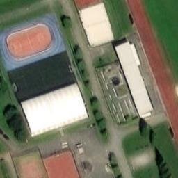 Sand Volleyball Court — aerial view