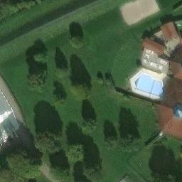Sand Volleyball Court, Niedernhall — aerial view