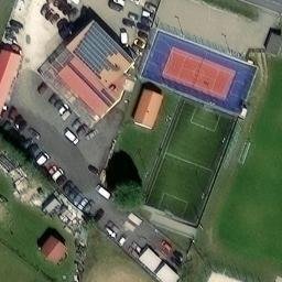 Volleyball Court — aerial view